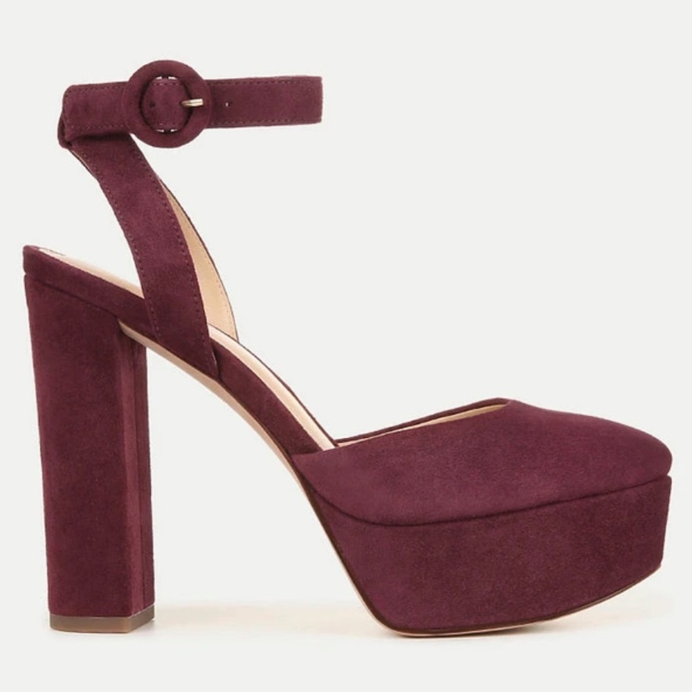 🌹 VERONICA BEARD🌹 Magda Black Suede Platform Pump Size: 8.5